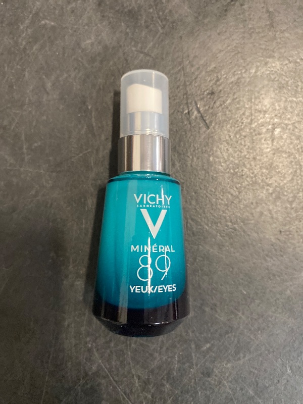 Photo 1 of Vichy Mineral 89 Eye Serum, Hyaluronic Acid and Caffeine Cream, Under Eye Cream For Dark Circles, Hydrating & Puffiness Reducer, Opthalmologist Tested