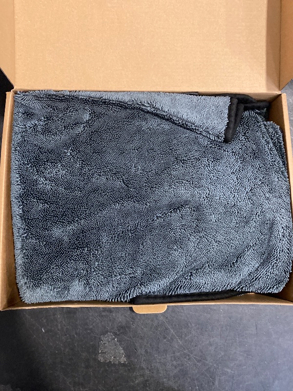 Photo 1 of KKV 2-Pack Microfiber Towels (35"x 24") Extra Large Ultra Absorbent Drying Towel for Cars and Trucks, Without Streaks, Scratches, or Water Spots