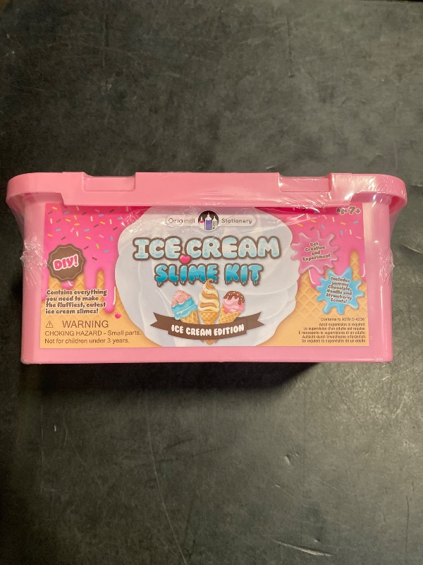 Photo 1 of Original Stationery DIY Ice Cream Slime Kit for Girls with Butter Cloud & Foam - Creative Slime Making Toy & Birthday Present for Girls 8-10