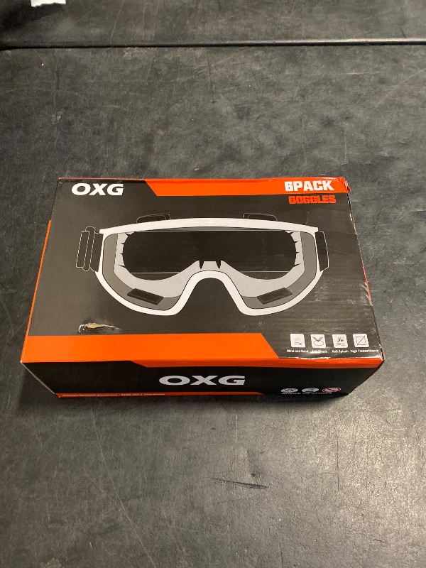 Photo 1 of OXG 6 Pack Safety Goggles ANSI Z87.1 Glasses, Anti-Fog Protective Safety Glasses Lab Goggles Men Women Eye Protection Goggles (multicolor)