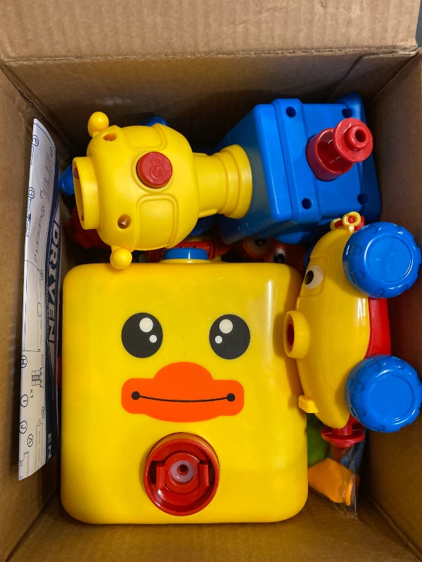 Photo 1 of Balloon Launcher Toy Set, Balloon Powered Cars, Creative Inflatable Pump Racing Car, Scientific Experiment Intelligence Education Preschool Children's Toys (Duck)