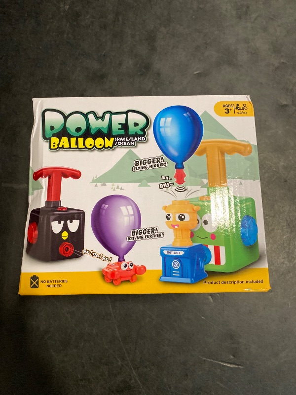 Photo 1 of Balloon Launcher Toy Set, Balloon Powered Cars, Creative Inflatable Pump Racing Car, Scientific Experiment Intelligence Education Preschool Children's Toys (Duck)