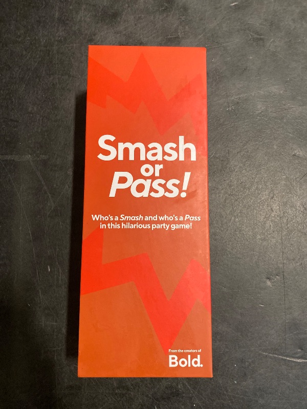 Photo 1 of Bold. Smash or Pass: The Hilarious Game Night Adult Card Game - 3-20 Players - Fun Card Games and Party Card Game for Adults - Perfect for Girls Night, Bachelorette Party, or Strangers