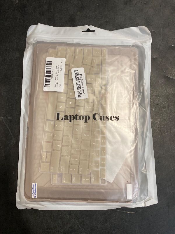 Photo 1 of Mektron Heavy Duty Casefor MacBook Air 13 inch 2020 2019 2018 Release Model A2337 M1 A2179 A1932, Shockproof Durable Protective Hard Shell with Fold Kickstand?Apricot