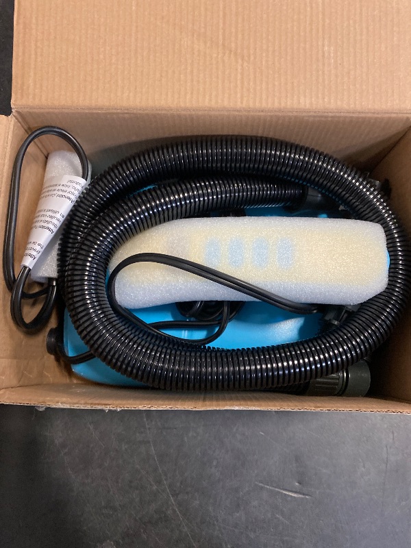 Photo 1 of SLOOSH Electric Paddle Board Pump, 20 PSI High-Pressure Dual-Stage Inflation SUP Air Pump with Auto-Off Function, 12V DC Car Connector for Inflatable Paddle Boards, Kayaks, Boats, and Air Mattresses