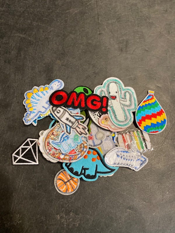 Photo 1 of TXSN Western Cowboy Iron on Patches, Embroidered Iron on/Sew on Decorative Applique Patches for Clothing, Pants, Backpacks, Hats, Jeans, DIY Accessories.