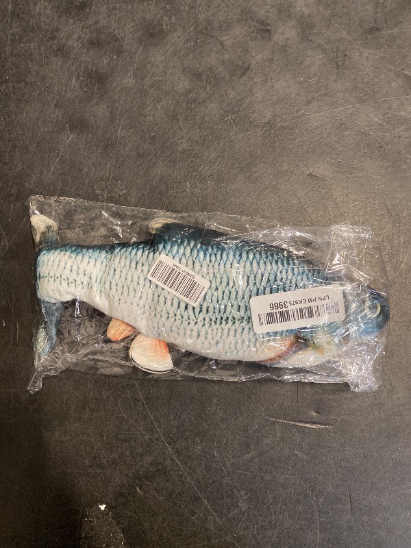Photo 1 of SLTG2020 Cat Toys Catnip Automatic Flip Fish Dolls, Cat Toys, Applicable to All Kinds of Cats, USB Electric Mobile pet Toys, Electric Puppet Fish, Suitable for Cats
