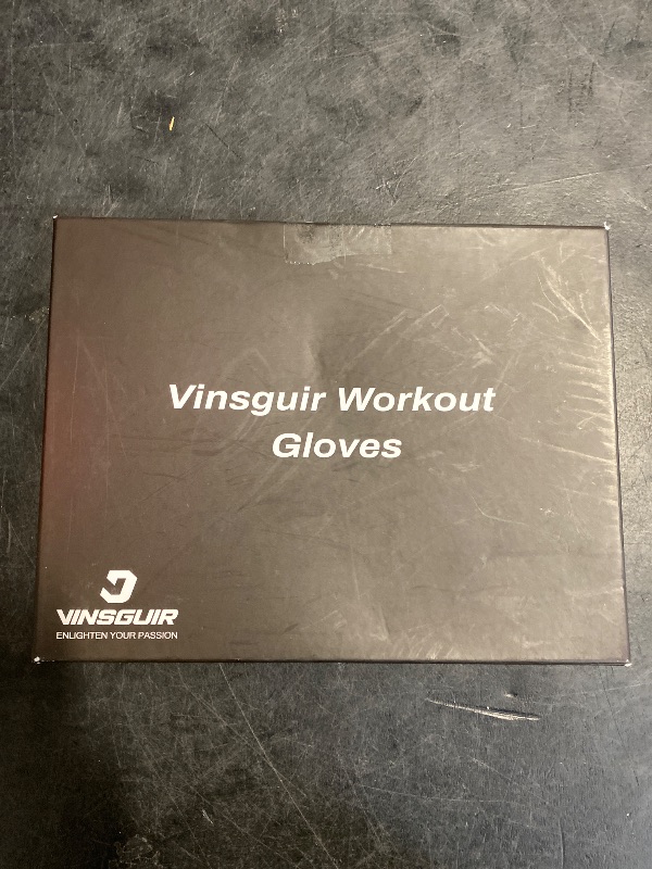 Photo 1 of VINSGUIR Padded Weight Lifting Gloves with Wrist Support, Fingerless Grip Workout Gloves for Men and Women, Gym Gloves for Exercise, Weightlifting, Cycling, Pull ups, Rowing, and Climbing