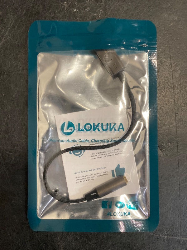 Photo 1 of LOKUKA Bluetooth 5.3 to Aux Adapter for Car or Amp, USB to 3.5mm Female Bluetooth Receiver, Compatible with Wired Headphones, Car, Speaker, or Amplifier for Hands-Free Call, Voice Navigation, Music