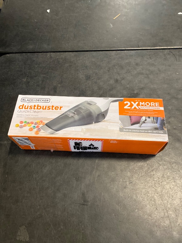 Photo 1 of BLACK+DECKER dustbuster QuickClean Cordless Handheld Vacuum, Car Vacuum Portable (HNVC215B10)