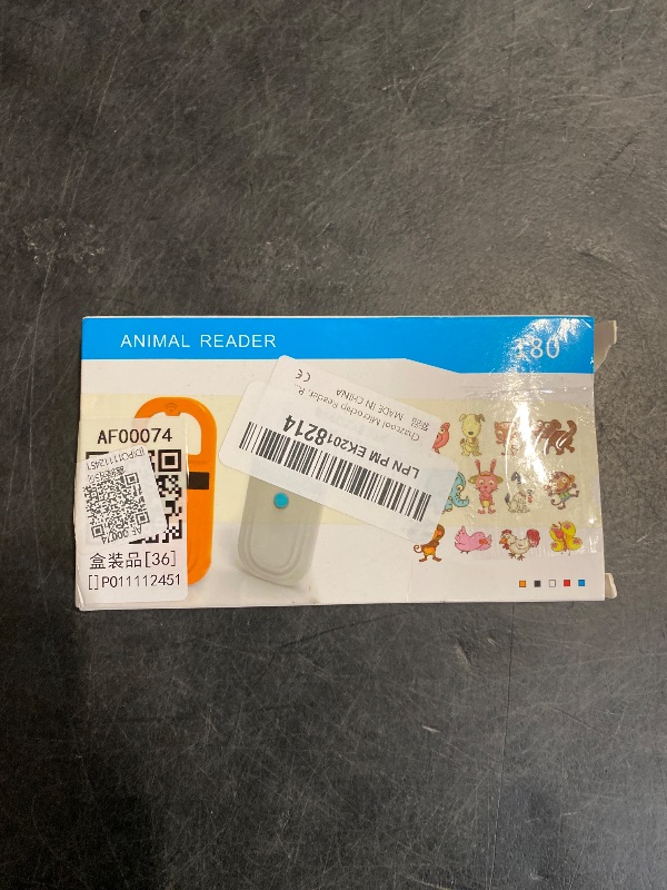 Photo 1 of Chazcool Microchip Reader, Rechargeable Pet RFID EMID Micro Chip Reader Scanner 134.2kHz 125kHz 15 Digits Supports FDXB (ISO11784 / 11785) for Dogs Cats Pigs Animal (White)