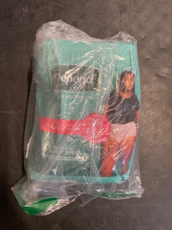 Photo 1 of Depend Fresh Protection Adult Incontinence & Postpartum Bladder Leak Underwear for Women, Disposable, Maximum, Large, Blush, 17 Count, Packaging May Vary