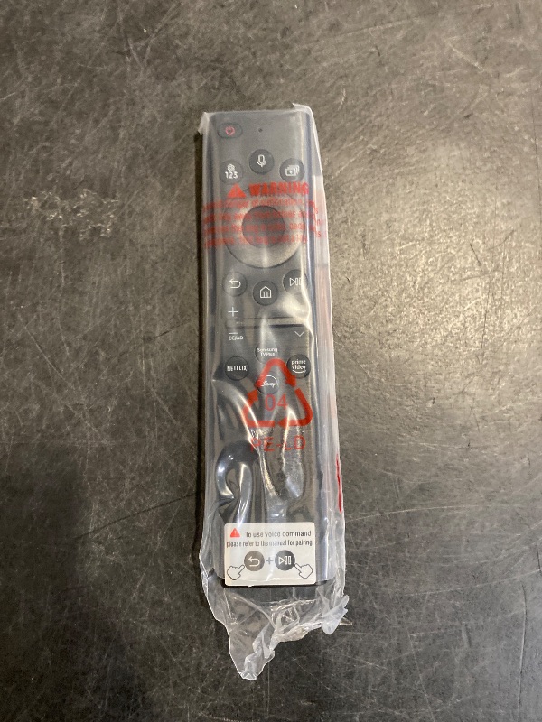 Photo 1 of Replacement for Samsung TV Remote, for All 2019-2025 Samsung Remote Control for Smart TV with Voice Control. No Solarcell. 2-Year Warranty.