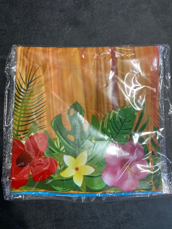 Photo 1 of Island Princess Birthday Decorations Set with Banner, Cake Topper, Tablecloth – Tropical Luau Party Supplies for Girls Kids Ocean-Themed Celebration