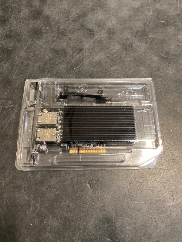 Photo 1 of 10G PCI-E Network Card with 10Gbps Dual RJ45 Ports, Intel X540-T2 Conrtoller, VIMIN 10Gb Ethernet Adapter Card Compatible with PCI Express X8, X16, Support Windows/Windows Server/Linux/VMware
