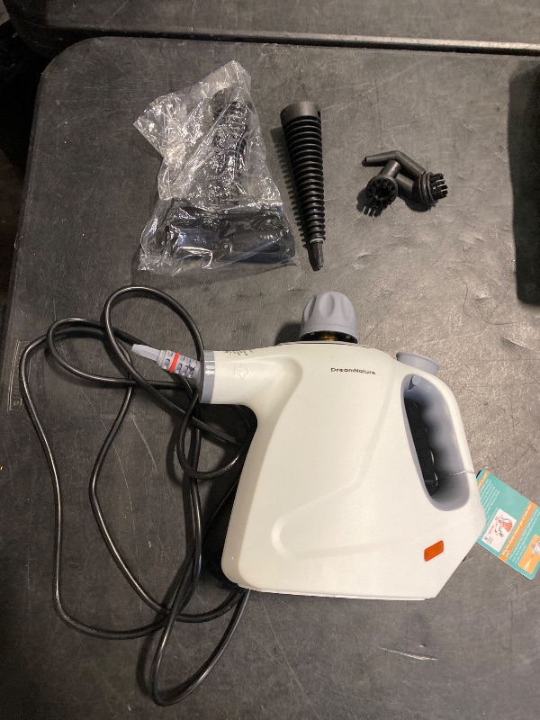 Photo 1 of Multi-Surface Handheld Pressurized Steam Cleaner with 11-Pieces Accessories, 15.2OZ Hands-free Portable Steamer for Cleaning, Multipurpose Steam Cleaner for Home|Upholstery|Car|Floor|Grout|More