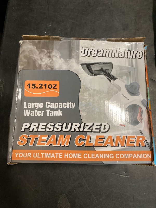 Photo 1 of Multi-Surface Handheld Pressurized Steam Cleaner with 11-Pieces Accessories, 15.2OZ Hands-free Portable Steamer for Cleaning, Multipurpose Steam Cleaner for Home|Upholstery|Car|Floor|Grout|More