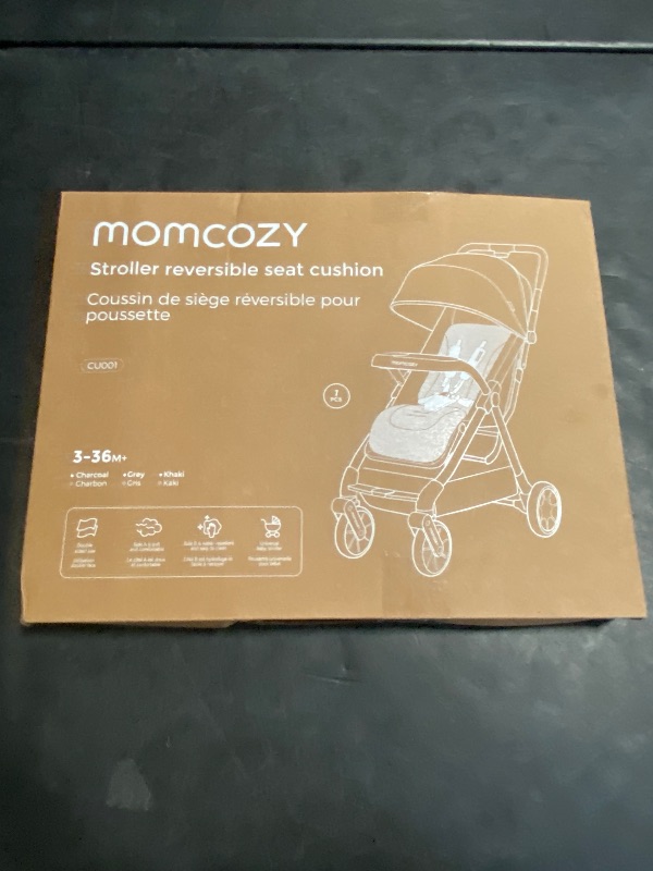 Photo 1 of Momcozy Reversible Stroller Cushion | Universal Breathable Stroller Liner | Winter Warm Car Seat Liners | Crib Carriage Cushion Pad | Plush for Winter Use ?Soft Fabric for All-Season Comfort