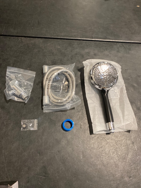 Photo 1 of FEELSO Filtered Shower Head with Handheld, High Pressure 7-Spray Showerhead with Filters for Hard Water - Remove Chlorine, Reduce Dry Itchy Skin, Anti-clog Nozzles, Power Wash to Clean Tub, Tile & Pet