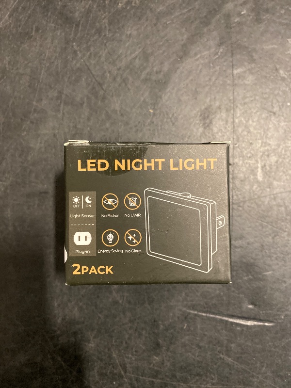 Photo 1 of L LOHAS LED Red Night Lights Plug into Wall 2-Pack, 0.3W Plug in Night Light, Dusk to Dawn, Bright Nightlight Auto-On/Off, for Adults Kids Room Bedroom Bathroom Hallway Kitchen, Non-Dim