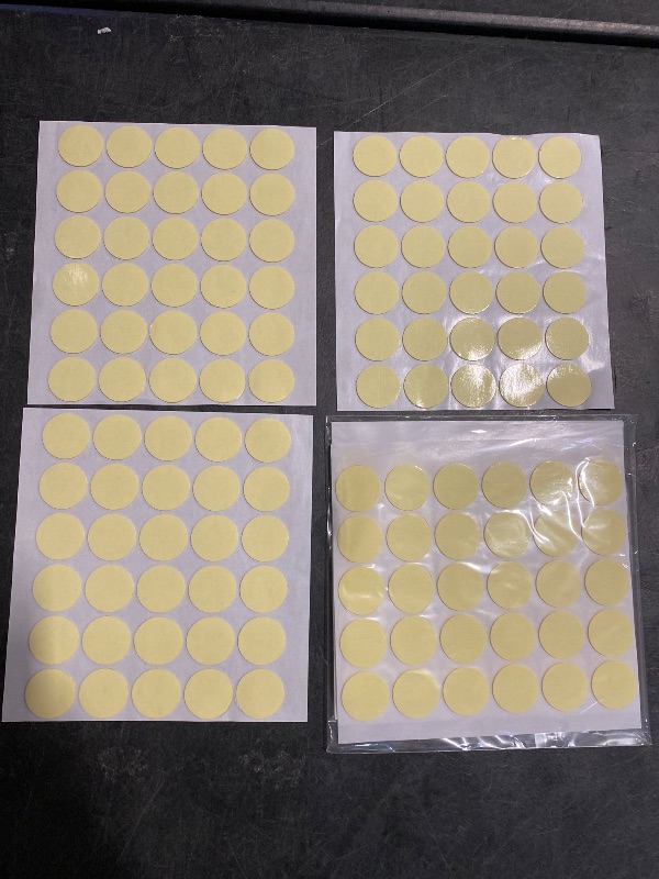 Photo 1 of Focusound 300 Pack Yellow Point Double-Sided Adhesive Dots for Acoustic Soundproofing Foam Panels
