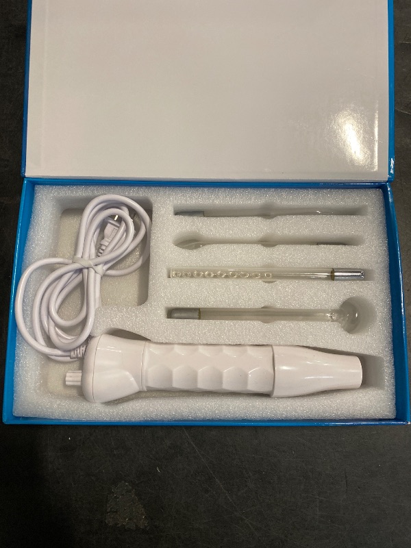 Photo 1 of Quiet&Far High Frequency Facial Machine Skin Care Tool for Face Skin Care High Frequency Facial Wand Device with 4 Tubes