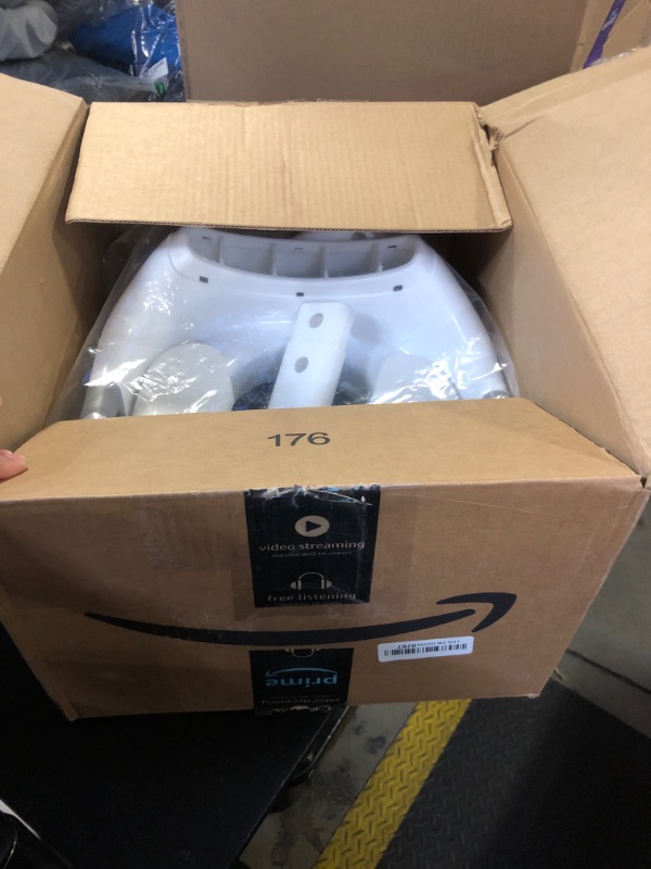 Photo 1 of Potty Training Seat with Step Stool Ladder, SKYROKU Potty Training Toilet for Kids Boys Girls Toddlers - Comfortable Safe Potty Seat with Anti-Slip Pads Ladder Grey