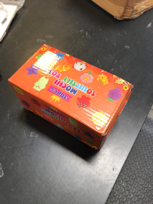 Photo 1 of 30 Pack Squishy Toys, Kawaii Squishies Party Favors for Kids 4-8 8-12 Treasure Box Toys for Classroom Birthday Xmas Gifts Goodie Bag Mini Animals Mochi Squishy Stress Relief Sensory Toys Random