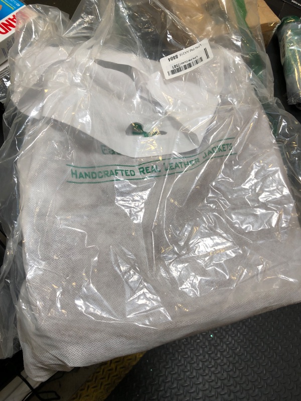 Photo 1 of Brown Leather Jacket Mens - Cafe Racer Real Lambskin Leather Distressed Motorcycle Jacket (BROWN, 3XL)