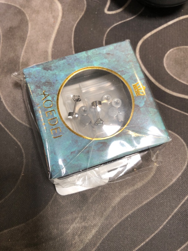 Photo 1 of AOEDEJ Stainless Steel Earring Backs Silver Flat Backs for Earrings Screw Replacements Flat for Studs
