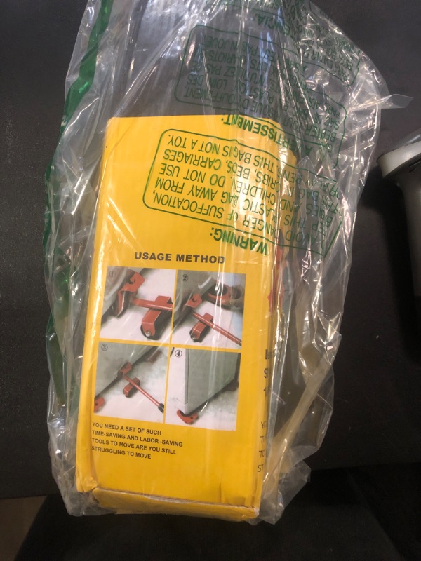 Photo 1 of Furniture Lift Mover Tool Set - Dolly with Wheels, 330Lbs Capacity, 360 Rotation for Refrigerator, Sofa, Cabinet