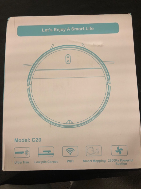 Photo 1 of Kilgone Robot Vacuum and Mop Combo, WiFi/Alexa/App, Smart Robotic Vacuum Cleaner, Ultra-Slim & Quiet, Tangle-Free, Auto Recharge, Robot Vacuum Cleaner for Pet Hair/Carpet/Hard Floor