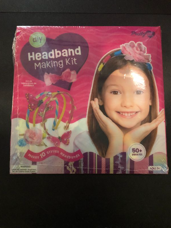 Photo 1 of Headband Making Kit for Girls - Easter Arts & Crafts -Make Your Own Fashion Headbands for Kids - DIY Hair Accessories Set - Gift for Ages 5-12 Year Old Girl - Little Children's Art & Craft Gifts