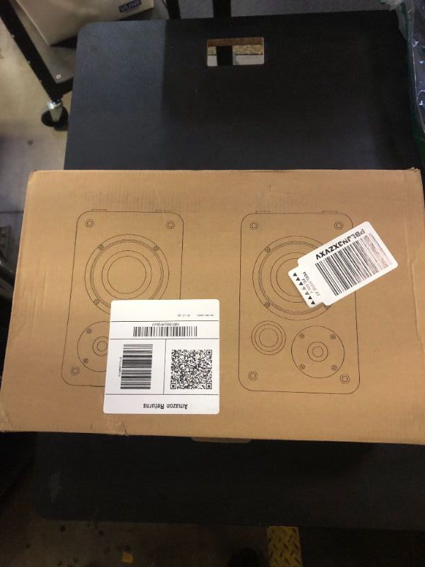 Photo 1 of Saiyin Bluetooth Bookshelf Speakers, 30W X 2 Powered TV Speakers with 3.5 Inch Woofer, Turntable Speakers with Optical/AUX/RCA Input for PC and TV