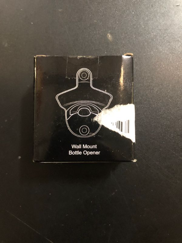 Photo 1 of HAIICEN Burshed Silver Beer Cap Opener Wall Mounted with Magnets, Stainless Magnetic Bottle Top Opener Mountable for Wood Caddy Cooler Cart