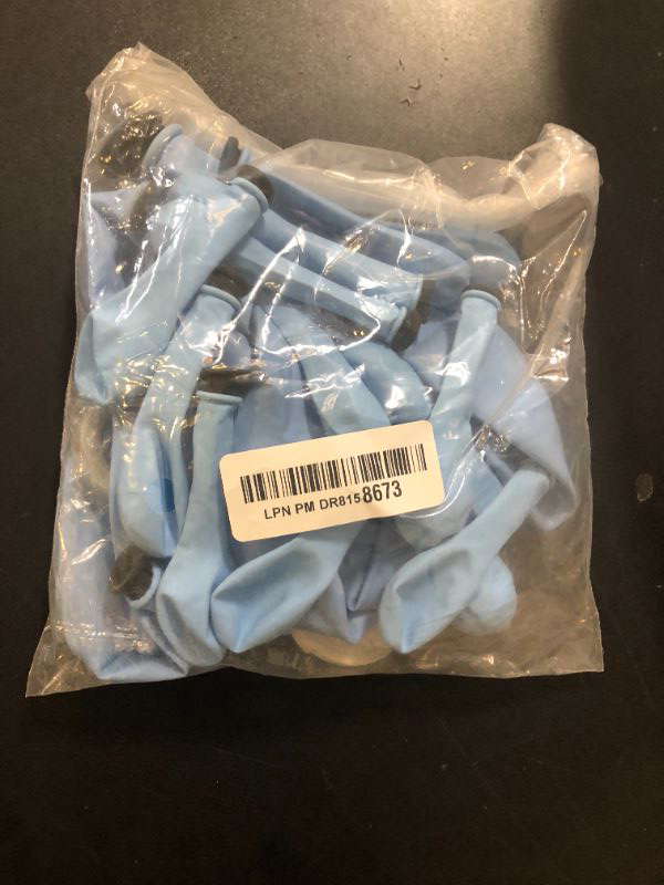 Photo 1 of Dusty Blue Balloons Double Stuffed Blue Balloon Garland Arch Kit Different Sizes 18In 12In 5In Latex For Birthday Baby Shower Gender Reveal Neutral Party