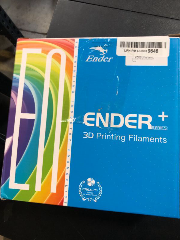 Photo 1 of Creality 3D Printer Filament 1.75mm, Rainbow Upgrade PLA+ Filament Strong Toughness No-Tangling Vacuum Packaging 3D Printing Filament Fit Most 3D Printers, 1kg Spool, Accuracy +/- 0.02mm, Multi-Color