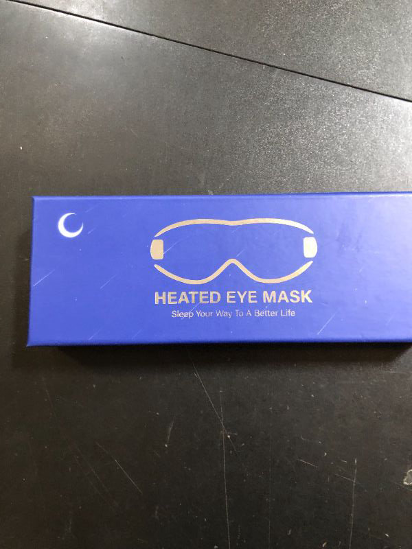 Photo 1 of Heated Eye Mask, Dry Eye Mask Heat Eye Compress with Flaxseed, Warm Eye Compress Heating Pad with Temperature Timer Control for Sleep, Blepharitis, Dark Circles, MGD, Puffy Eyes