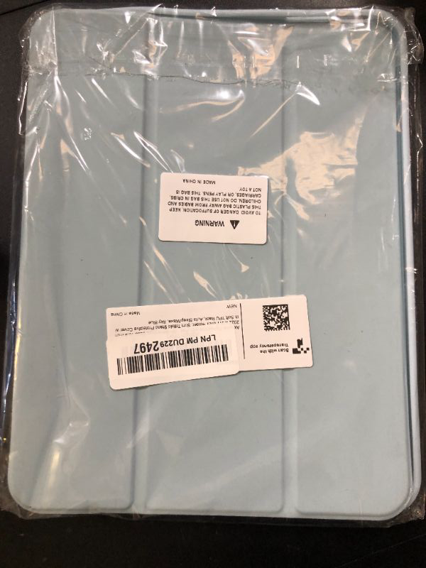 Photo 1 of Akkerds Compatible with iPad (A16) 11th Generation Case 11 Inch 2025, for iPad 10th Generation Case 10.9 Inch 2022 with Pencil Holder, Slim Trifold Stand Protective Cover with Soft TPU Back, Sky Blue