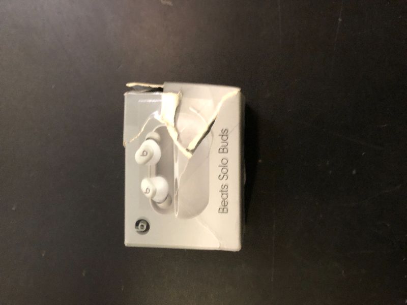 Photo 1 of Beats Solo Buds - Wireless Bluetooth Earbuds | 18 Hours of Battery Life | Apple & Android Compatibility | Built-in Microphone - Storm Gray