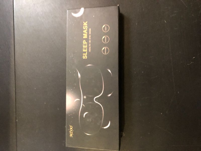 Photo 1 of MZOO Sleep Eye Mask for Side Sleeper Men Women, Zero Eye Pressure 3D Sleeping Mask, Light Blocking Patented Design Night Blindfold, Soft Eye Shade Cover for Travel, Black