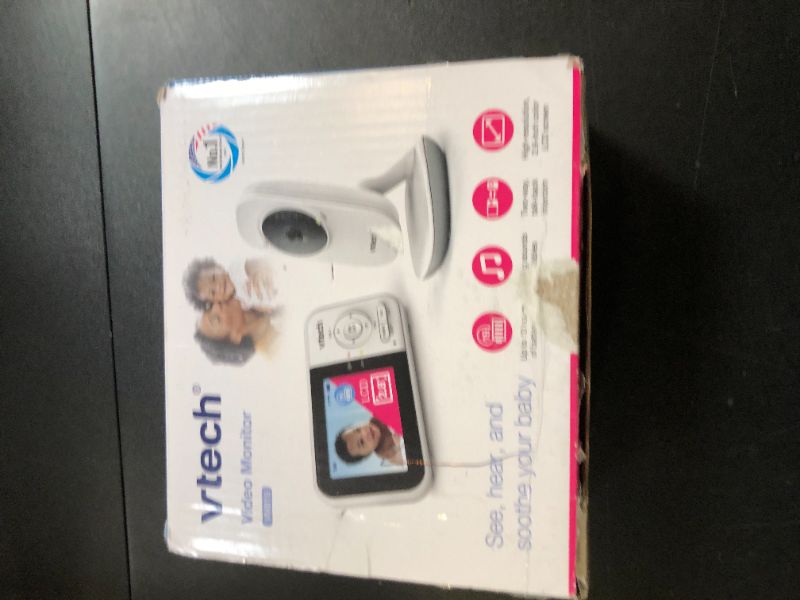 Photo 1 of VTech VM819 Baby Monitor with Camera and Audio, 2.8” Screen Portable Baby Camera, Night Vision, 2-Way Audio, Temperature Sensor and Lullabies, Secure Transmission No WiFi, Ideal for Baby/Elderly/Pet