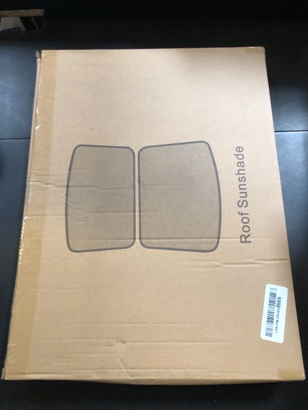 Photo 1 of TSLDRV 2025 Upgrade Sunshade Roof for Tesla Model 3 Highland 2024 2025 [No-Gap/Sag-Free] Heat Insulation Glass Roof Sunshade Sunroof for Tesla Model 3 Accessories 2025 2024 Gray
