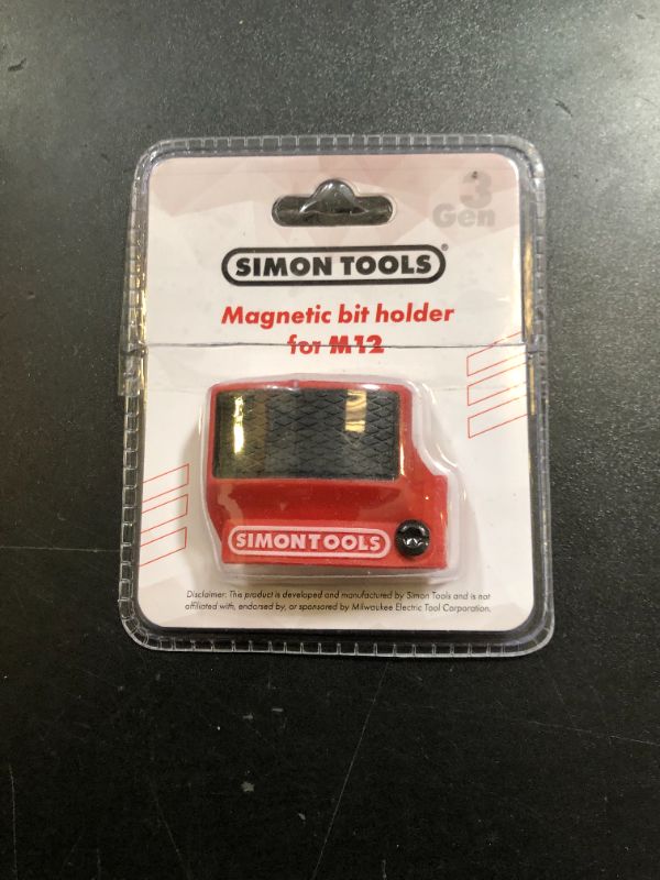 Photo 1 of Simon Tools Magnetic Bit Holder for Milwaukee M12 Impact Driver & Drill - Milwaukee Bit Holder for M12