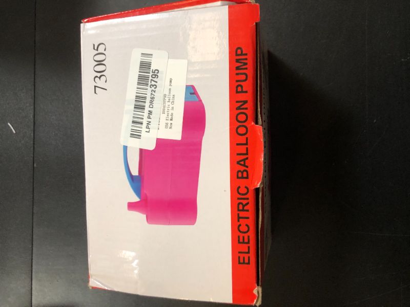 Photo 1 of FLSEPAMB Balloon Pump, Electric Balloon Pump,Portable Dual Nozzles Electric Balloon Air Pump 110V 600W, Electric Balloon Inflator with Tying Tool, Colored Ribbons for Party Decoration