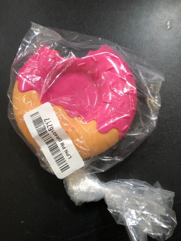 Photo 1 of Nylabone Donut Power Chew Toy for Dogs, Dog Toys for Aggressive Chewers, Bacon Glazed Flavor, Large Dogs - Up to 50 lbs, 1 Count