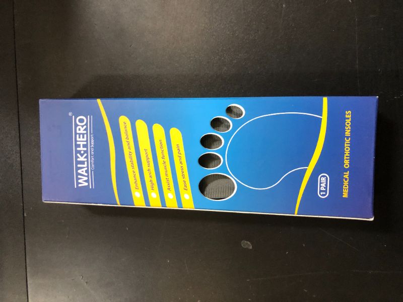 Photo 1 of Plantar Fasciitis Feet Insoles Arch Supports Orthotics Inserts Relieve Flat Feet, High Arch (Mens 6-6 1/2 | Womens 8-8 1/2)