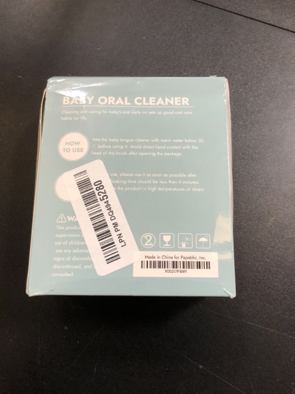 Photo 1 of Papablic 40-Pack Baby Tongue Cleaner, Baby Oral Cleaner, Disposable Baby Mouth Cleaner Newborn, Upgrade Gum Cleaner with Paper Handle for Babies and Infants Ages 0-2 Years
