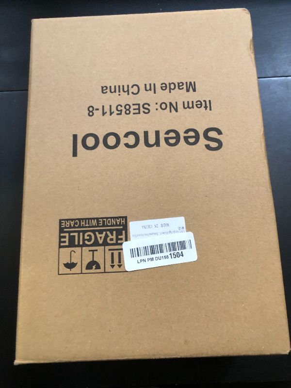 Photo 1 of Seencool Acrylic Sign Holder 8.5 x 11 - 8 Pack Plastic Flyer Display Holder with Vertical Base, Double Sided Picture Frame Paper Holder, Clear Menu Holders for Office Desktop Restaurant Store Home