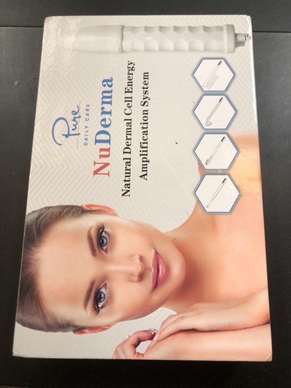 Photo 1 of NuDerma Handheld Skin Therapy Wand Machine w/Neon – Anti-Aging - Skin Tightening - Wrinkle Reducing - Dark Circles – Clarifying - Hair & Scalp Stimulator